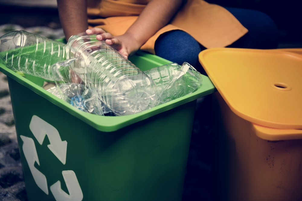 recycling in an apartment