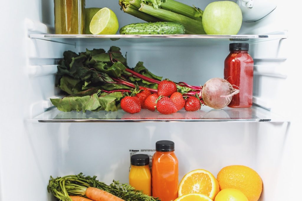 organized fridge
