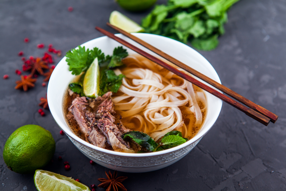 a bowl of pho | spring and winter recipes