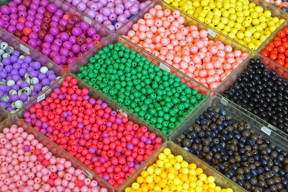 colorful beads 