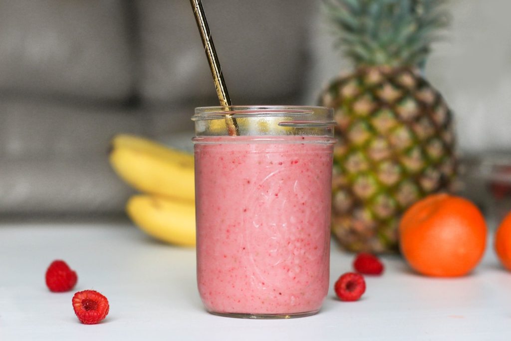 raspberry smoothie | quick and easy breakfast recipes